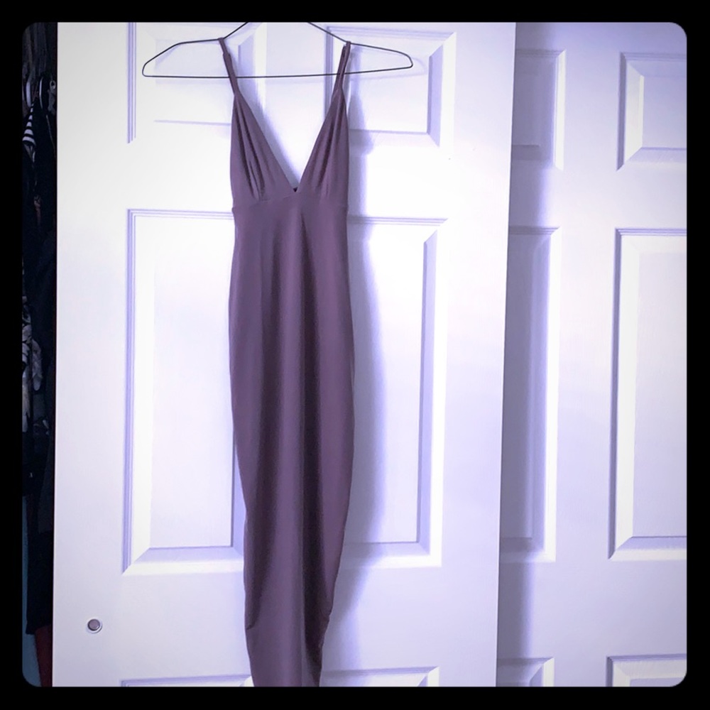 Nookie ti amo midi dress size small nwt mocha